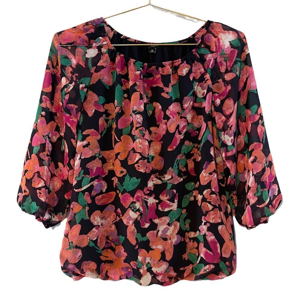 Ann Taylor Floral Blouse